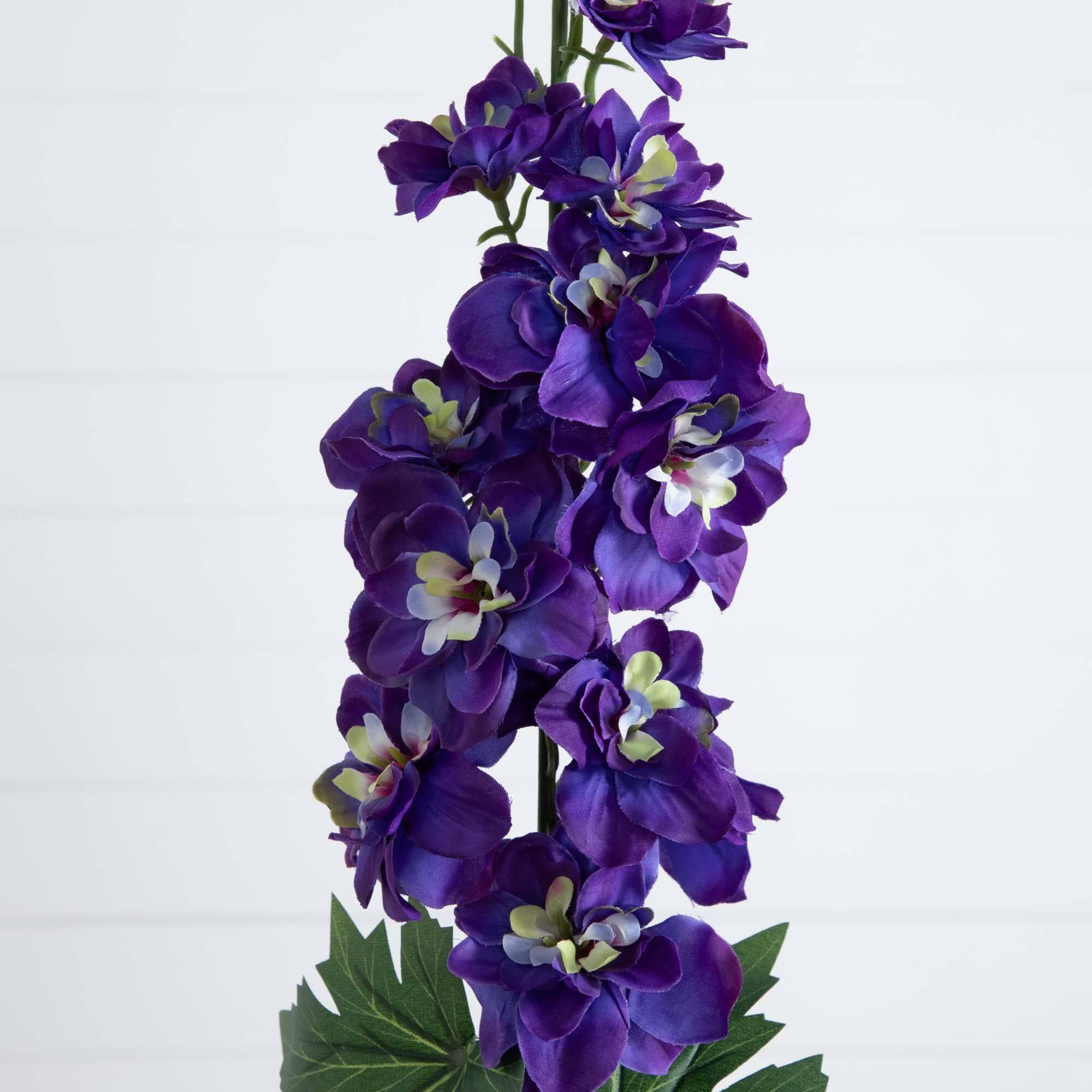 39" Delphinium Flower Stems